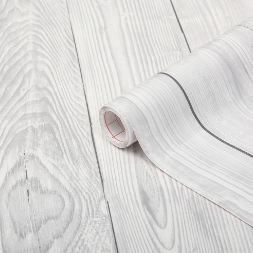 Pellicola adesiva per mobili Shabby Wood 45cmx2m