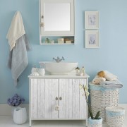 Pellicola adesiva per mobili Shabby Wood 45cmx2m ambientata