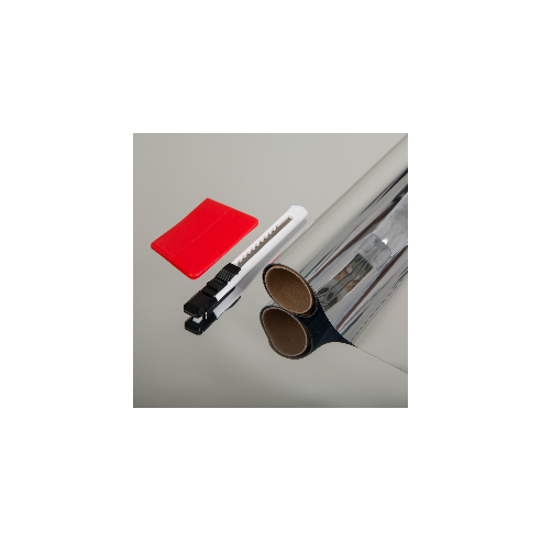 Pellicola specchio adesiva per vetri 90x150cm D-c-fix
