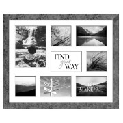 Cornice multifoto in legno Yellowstone L55XH45 cm grigio
