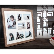 Cornice multifoto in legno Narvik 55X45 cm marrone