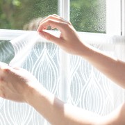 Pellicola elettrostatica per vetri Charis 45cmx1,5m D-c-fix applicazione