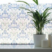 Pellicola adesiva per vetro Minster 45cmx2m trasparente ambientata