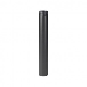 Tubo stufa a legna porcellanato Ala Smalto Aeternum nero opaco 2mm Ø 150 mm