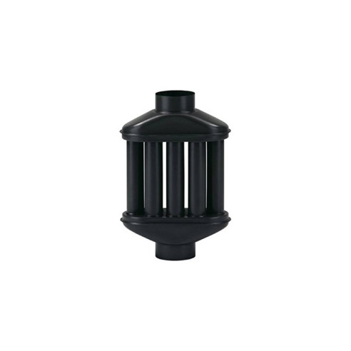 Scambiatore di calore porcellanato 8 tubi cilindrici Ala Smalto Classic nero 0,6mm