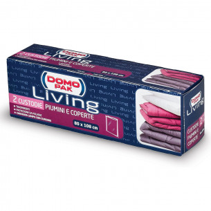 Custodie piumini e coperte Domopak Living 2 pz