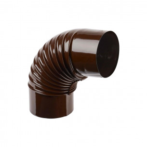 Curva 90 gradi porcellanata pieghettata Ala Smalto Classic marrone 0,6mm