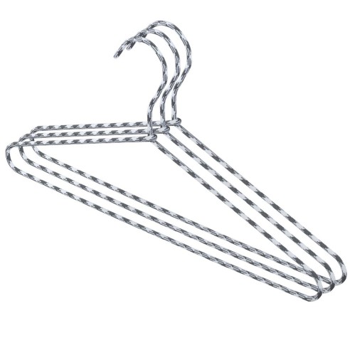 Set grucce/appendiabiti corda Domopak Living 3 pz grigio