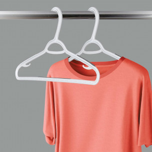 Set grucce/appendiabiti con barra Domopak Living 5 pz bianco 2