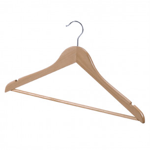 Set grucce/appendiabiti legno 5 pz