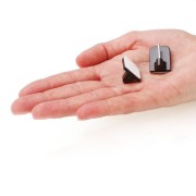 Gancio per tende autoadesivo 4pz marrone