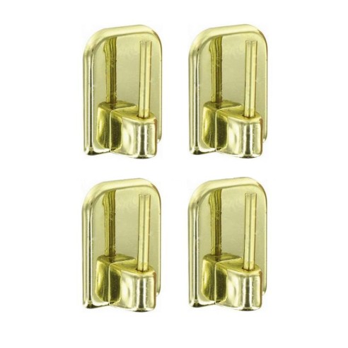 Gancio per tende autoadesivo 4pz oro Errebi