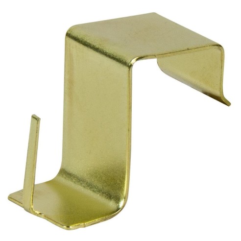 Ganci per tende su serramenti in legno e PVC 4pz Errebi oro