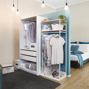 Custodia per coperte XL 95x45xH18 cm Domopak Living Bon Ton 2