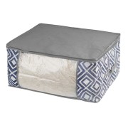 Custodia per coperte in TNT L60xP45xH30cm blu