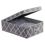 Scatola portabiancheria in TNT 31,5x48xh15cm grigio