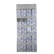 Organizer appendibile 20 scomparti in TNT 56xh136cm blu