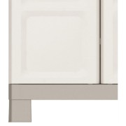 Armadio 1 anta Keter Excellence 4 ripiani regolabili, resina, sabbia, piedino