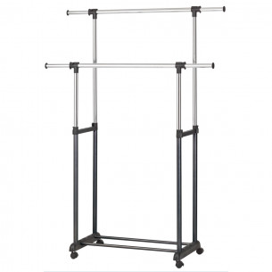 Stender appendiabiti doppio estensibile h100-173cm