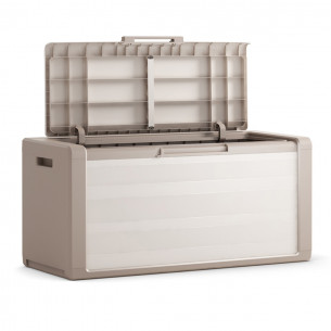 Keter Gulliver baule cassapanca da esterno impermeabile, resina, beige/sabbia 2