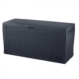 Baule cassapanca da esterno KETER Comfy in resina grigio antracite 117x45 cm