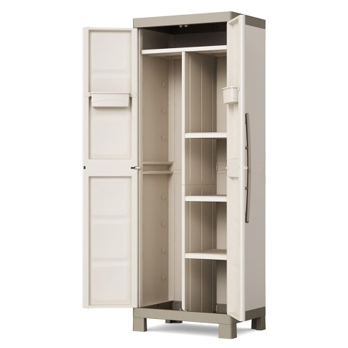 Keter Excellence portascope armadio in resina beige/sabbia interno