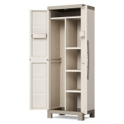 Keter Excellence portascope armadio in resina beige/sabbia interno