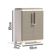 Mobile raccolta differenziata Keter Split Premium Wood