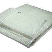 Telo telone occhiellato retinato bianco trasparente da copertura o protezione