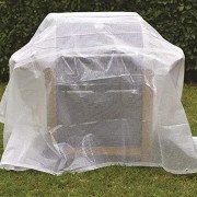 Telo telone occhiellato retinato bianco trasparente da copertura o protezione