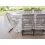 Telo telone occhiellato retinato bianco trasparente da copertura o protezione