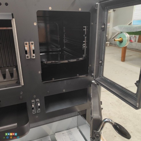 Cucina a legna Rosetta 5.0 VST Pietra La Nordica forno