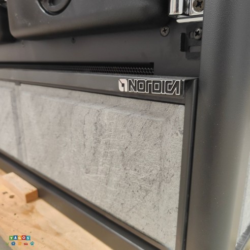 Cucina a legna Rosetta 5.0 VST Pietra La Nordica cassetto inferiore