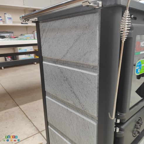 Cucina a legna Rosetta 5.0 VST Pietra La Nordica pietra laterale