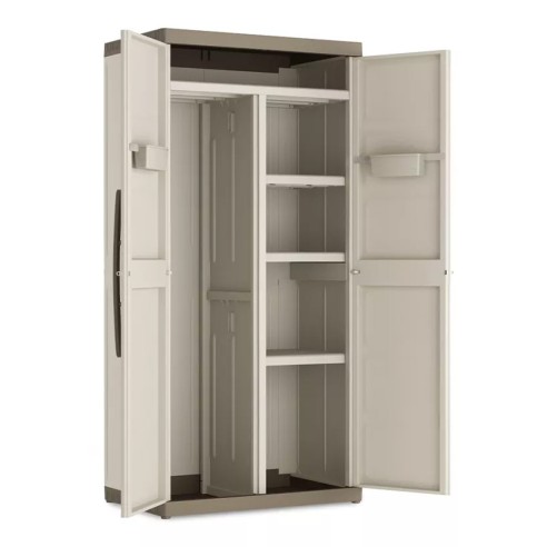 Keter Excellence XL portascope armadio in resina beige/sabbia