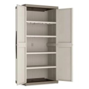 Keter Excellence Alto armadio in resina beige/sabbia interno