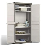 Keter Excellence Alto armadio in resina beige/sabbia interno