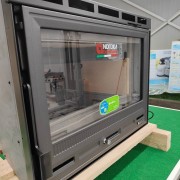 Inserto camino a legna 70 L 4.0 ventilato La Nordica vetro ceramico