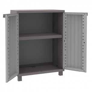 Terry J-wood 68 armadietto 1 ripiano, plastica, grigio/tortora 2