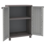 Terry J-wood 68 armadietto 1 ripiano, plastica, grigio/tortora