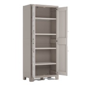 Keter Gulliver alto armadio in resina beige/sabbia