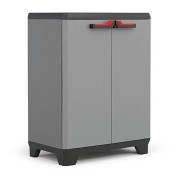 Keter Stilo basso mobile in resina grigio/nero