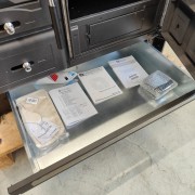 Cucina a legna Rosa XXL VST Pietra La Nordica cassetto