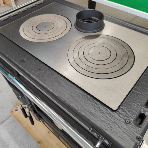 Cucina a legna Rosa XXL VST Pietra La Nordica piastra