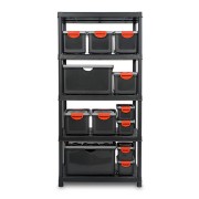 keter scaffale in plastica Plus Shelf L120xP40xH187 cm 5 ripiani