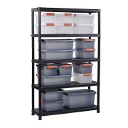 keter scaffale in plastica Plus Shelf L120xP40xH187 cm 5 ripiani