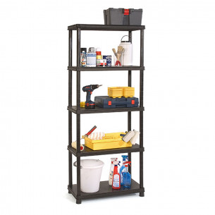 keter scaffale in plastica Plus Shelf L80xP40xH187 cm 5 ripiani 2