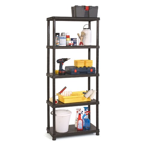keter scaffale in plastica Plus Shelf L80xP40xH187 cm 5 ripiani