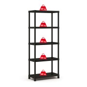 keter scaffale in plastica Plus Shelf L80xP40xH187 cm 5 ripiani