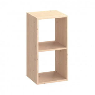 Scaffale rettangolare in legno naturale L36xP30XH70,5 cm